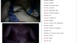 Big boobs russian teen flashing her tits in videochat